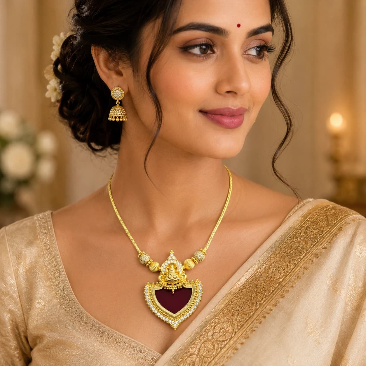 Lakshmi Pendant Necklace